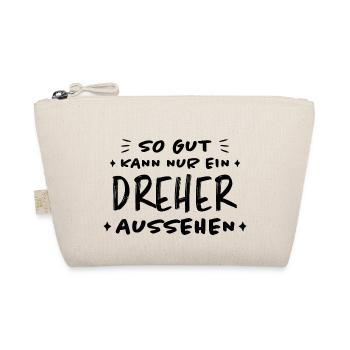 Dreher Fun Spruch Drehmaschinen Dreher Geschenk - Bio-Täschchen - Natur - Vorne