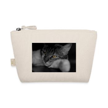 The cat with the terrible look - Organic Pouch - nature - Front