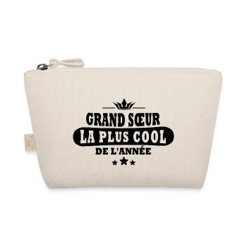grand sœur la plus cool de l année - Trousse biologique - nature - Devant