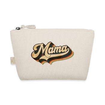 Mama Retro Love mothersday - Organic Pouch - nature - Front