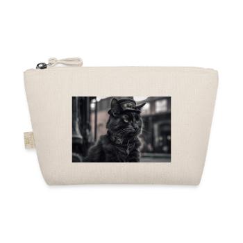 Cat Black3 - Organic Pouch - nature - Front