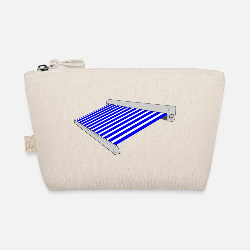 Sun protection blue white Organic Pouch