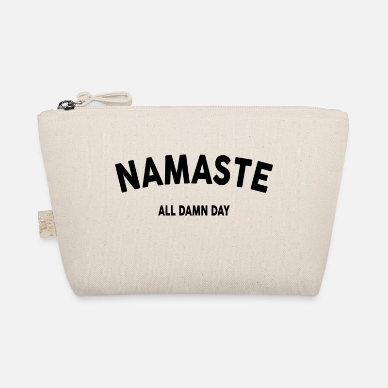 Cooler Yoga Spruch Geschenk Yogi - Bio-Täschchen - Natur