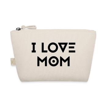 I LOVE MOM - Organic Pouch - nature - Front