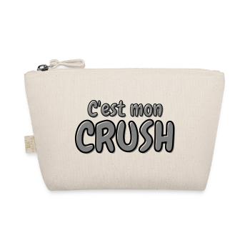 C'est mon crush, crush, béguin - Trousse biologique - nature - Devant