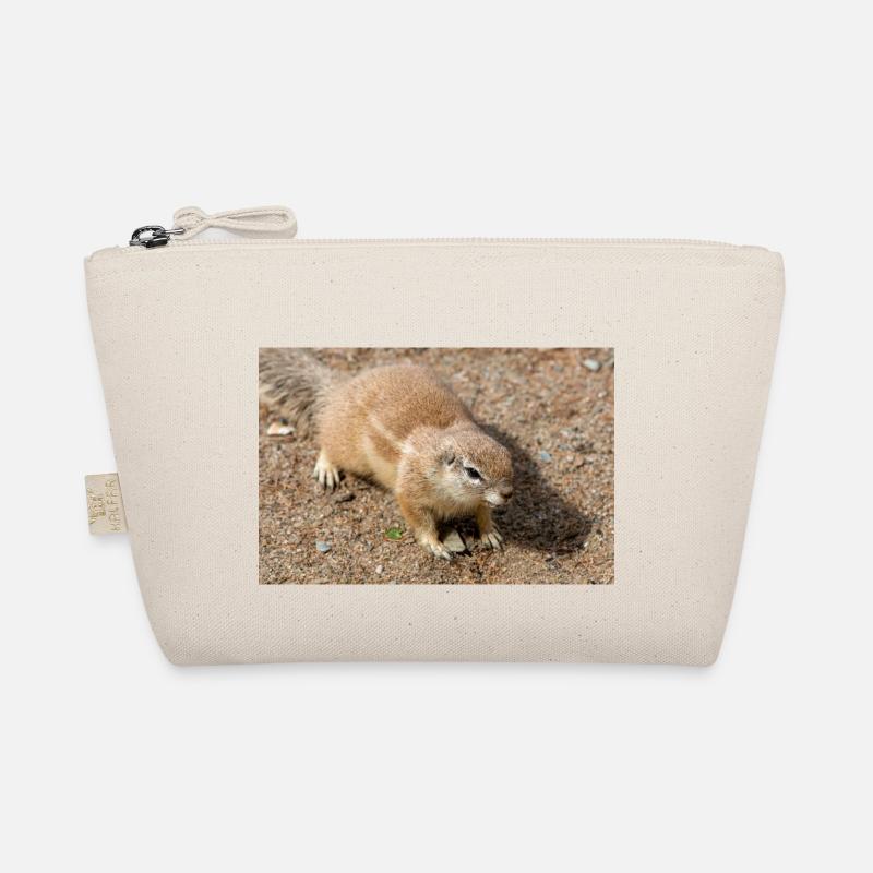 African ground squirrels Borstenhörnchen Xerus Organic Pouch