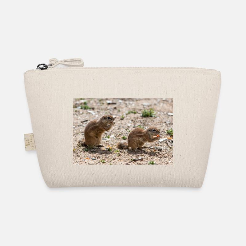 African ground squirrels Borstenhörnchen Xerus Organic Pouch