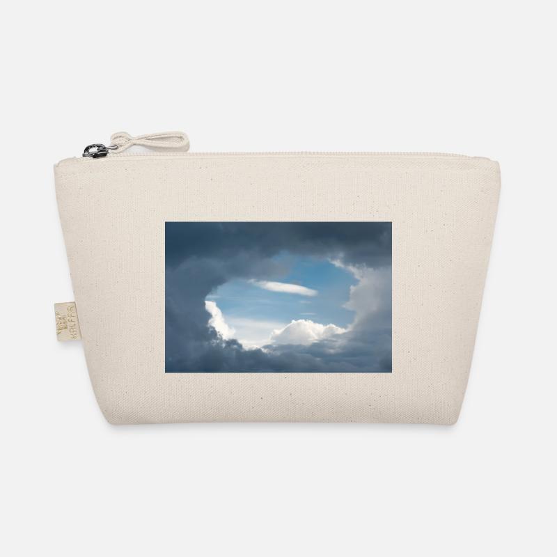 A light hole in the overcast sky - Organic Pouch - nature