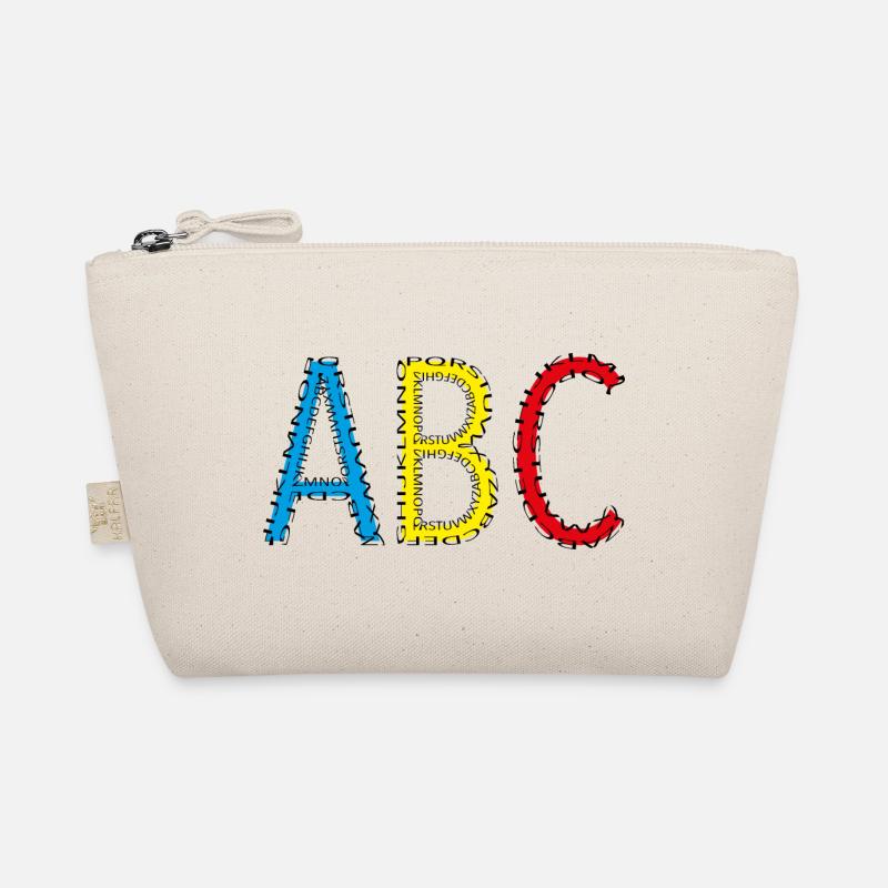 ABC - Schulstart - Schulkind - Bio-Täschchen - Natur