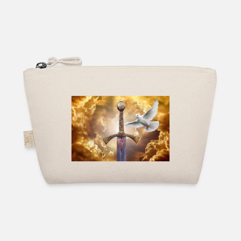 Szczerbiec mit einer Taube. Bio-Täschchen