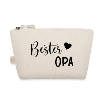 Bester Opa Geschenkidee - Bio-Täschchen - Natur - Vorne