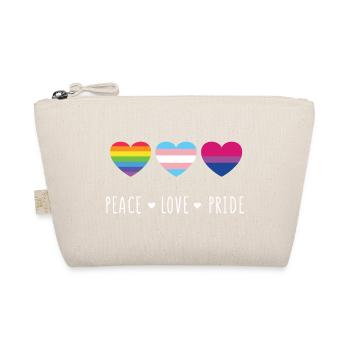 Mois de la fierté LGBT - Paix, amour, fierté - Trousse biologique - nature - Devant