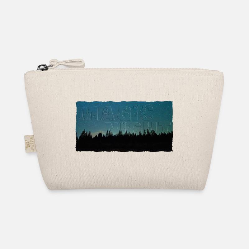 Magic Night | Night sky with forest (2nd upload) Organic Pouch