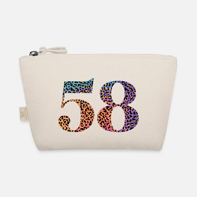 58. Geburtstag Leopard Bio-Täschchen