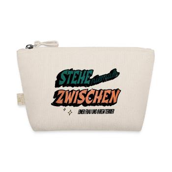 lustiger spruch doggie welpe geek pudel - Bio-Täschchen - Natur - Vorne
