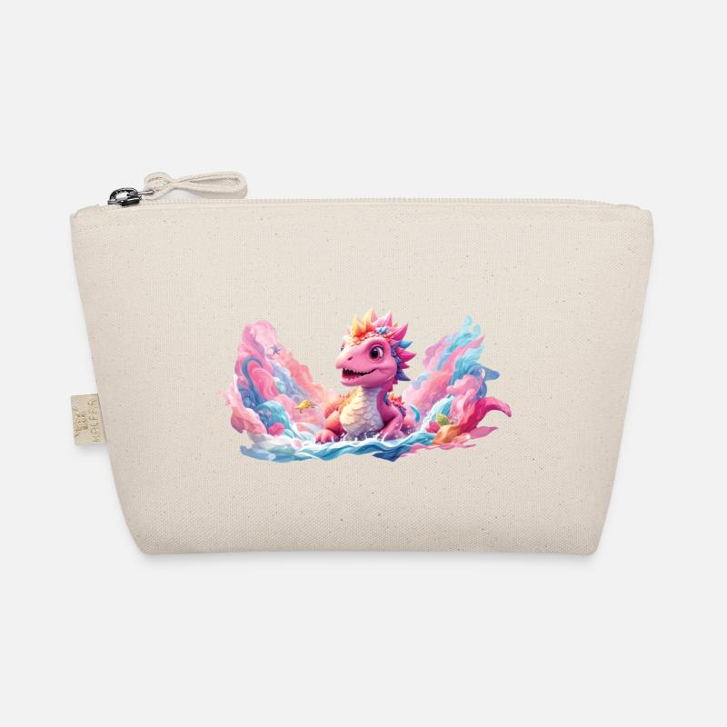 bunter Drache, Kinder, fantasy, comic, Geschenk Bio-Täschchen