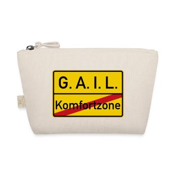 Komfortzone verlassen - Ganz Ankommen Im Leben - Bio-Täschchen - Natur - Vorne
