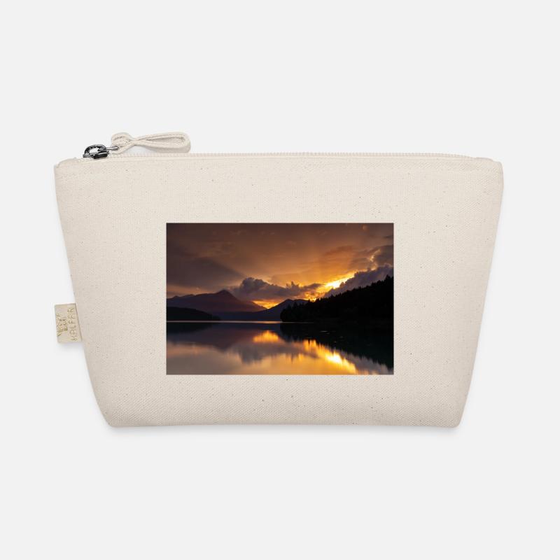 Abendrot am Walchensee Bio-Täschchen