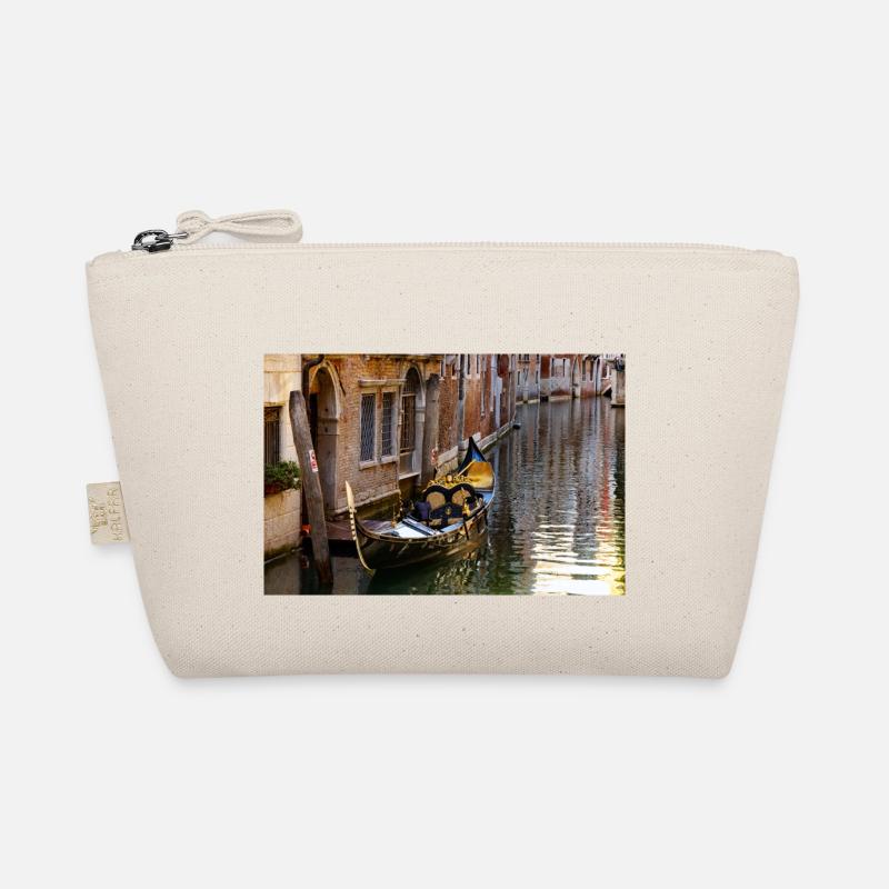 Gondel in Venedig - Bio-Täschchen - Natur