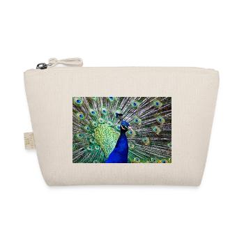 Pfau - Bio-Täschchen - Natur - Vorne