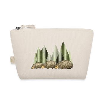 Hedgehogs - Organic Pouch - nature - Front