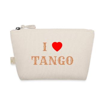Ich liebe Tango - Vintage - Bio-Täschchen - Natur - Vorne