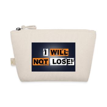I will not lose saying lettering Graffiti - Organic Pouch - nature - Front