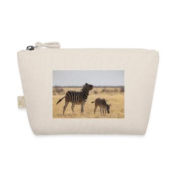 Zebras - Organic Pouch - nature - Front