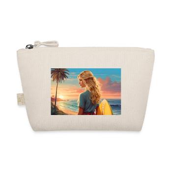 Fille surfeuse - Trousse biologique - nature - Devant