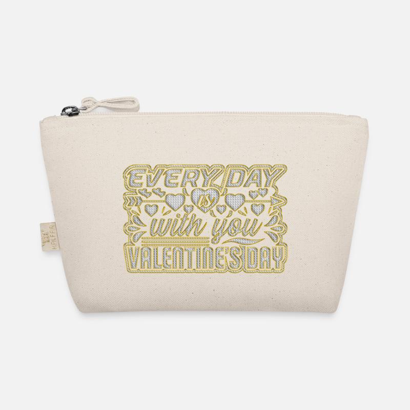 Aimez-moi la Saint-Valentin Joyeux Valentin Saint-Valentin Trousse biologique
