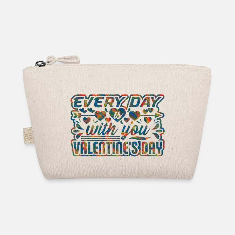 Aimez-moi la Saint-Valentin Joyeux Valentin Saint-Valentin Trousse biologique