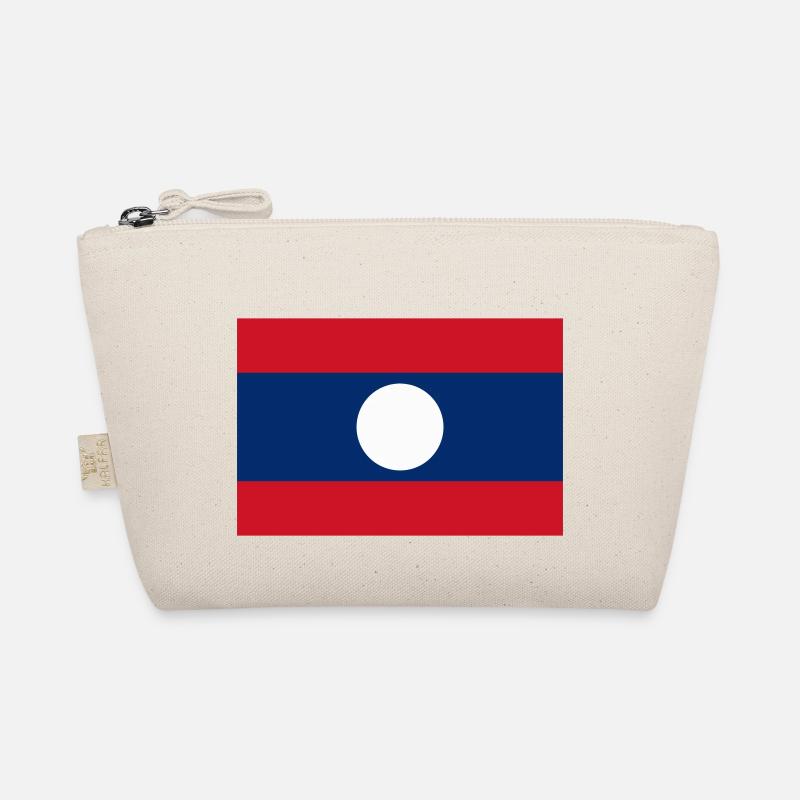 Laos flag / Drapeau Laos Organic Pouch