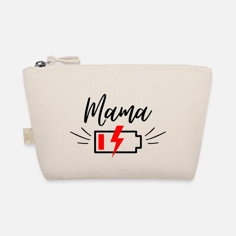 Mama Power Empty (black) - Bio-Täschchen - Natur