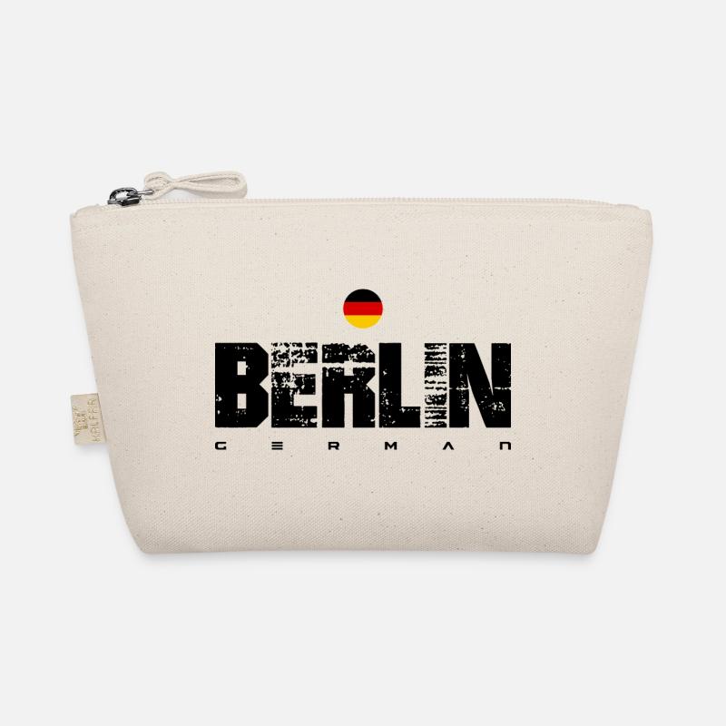 Minimalist German Roundel Crest Organic Pouch