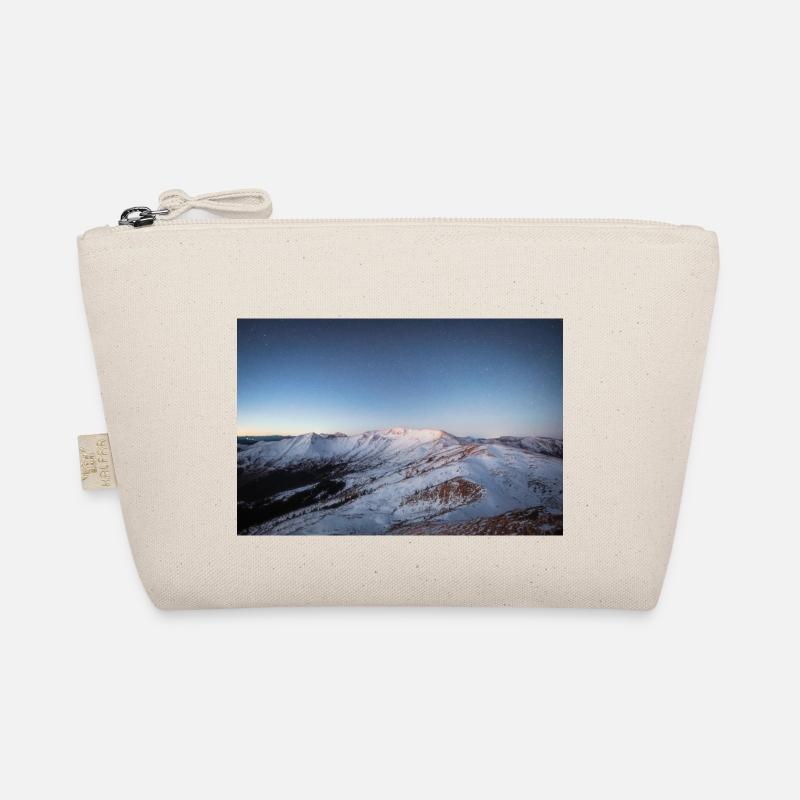 Alpen Glow On Agrafa mountain range in Greece - Organic Pouch - nature