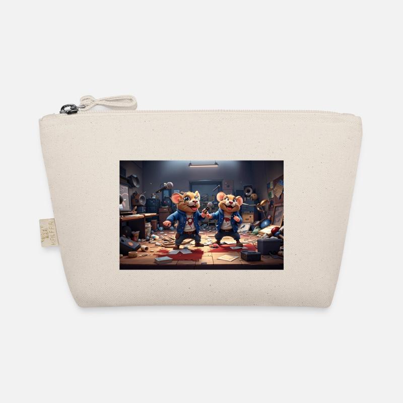 2 amis rats dans un studio de musique désordonné Trousse biologique