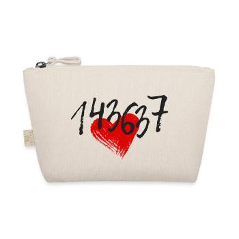 143637 "I love you always and forever" - Bio-Täschchen - Natur - Vorne