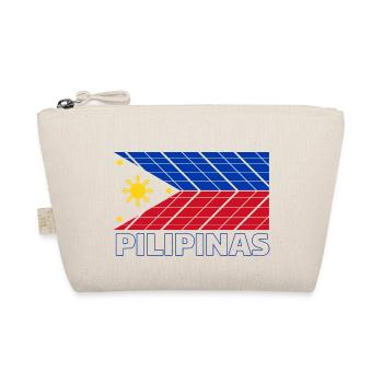 Philippinen Filipino Flagge Stolz I Geschenk - Bio-Täschchen - Natur - Vorne
