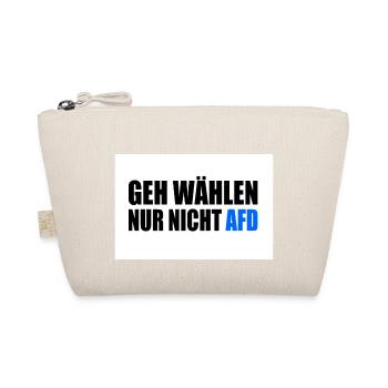 geh wählen nur nicht afd - Bio-Täschchen - Natur - Vorne