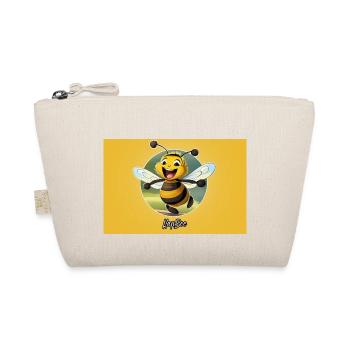 Pun ambiguous expression – HapBee (Happy Bee) - Organic Pouch - nature - Front