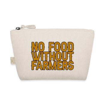 No Food Without Farmers - Organic Pouch - nature - Front