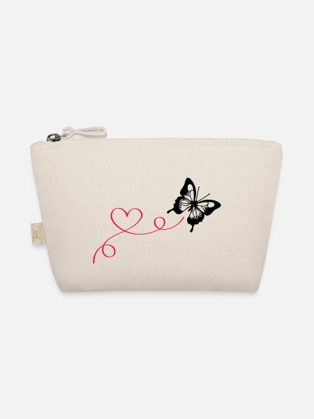 Butterfly Love - Organic Pouch - nature - Front