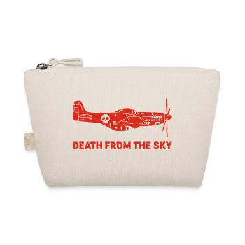 Vintage Fighter Plane (Red) - Organic Pouch - nature - Front