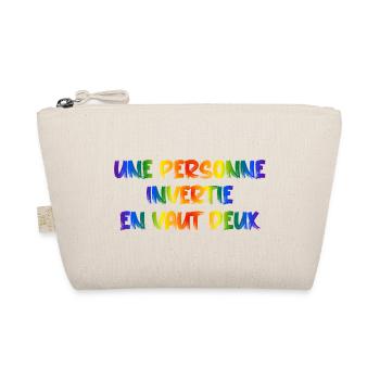 Une personne invertie en vaut deux - Trousse biologique - nature - Devant