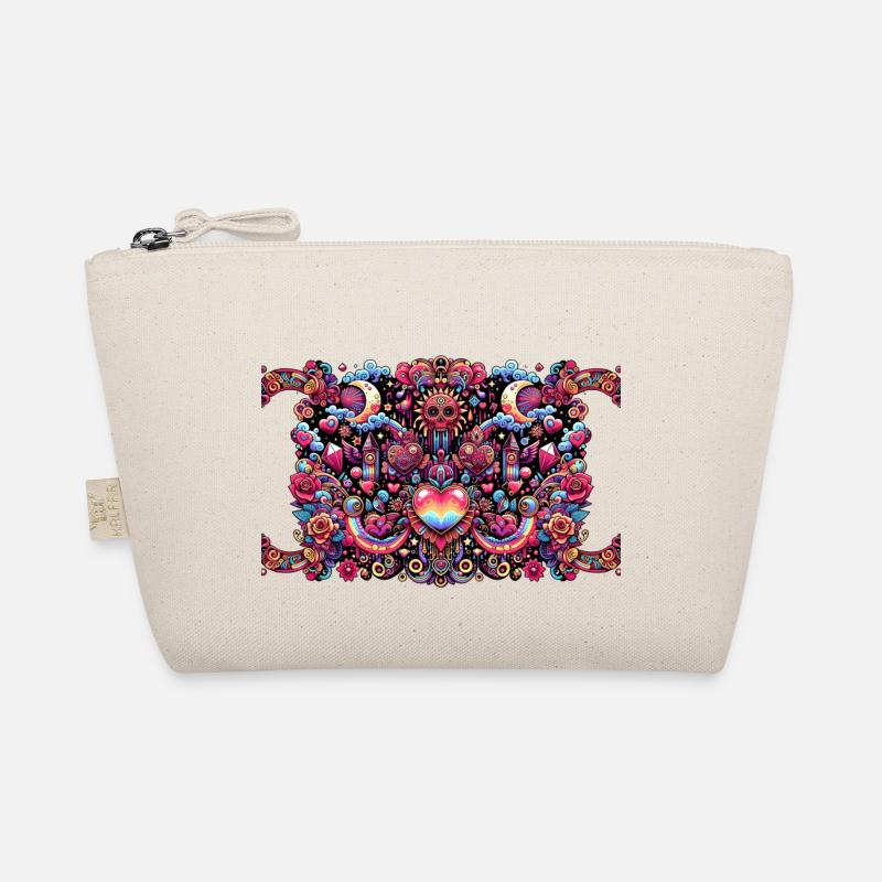 "Colorful, psychedelic artwork" Organic Pouch