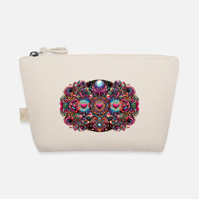 "Colorful mandala artwork" Organic Pouch