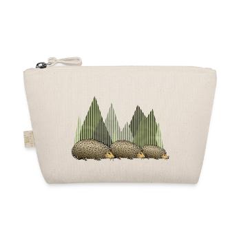 Hedgehogs - Organic Pouch - nature - Front