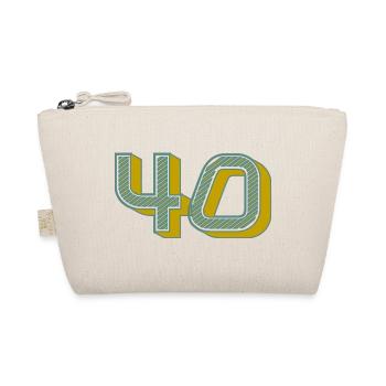 40. 40 ANS. 40e ANNIVERSAIRE. ANNIVERSAIRE 40 ANS. - Trousse biologique - nature - Devant
