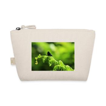 calopteryx mâle sur fougère aigle - Trousse biologique - nature - Devant