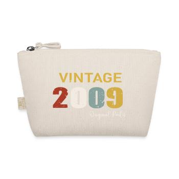Originalteile 2009 - Geschenk zum 15-jährigen Jubiläum - Bio-Täschchen - Natur - Vorne